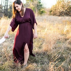Size Small Burgundy Boutique Dress